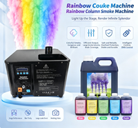 Machine à fumée colorée DMX512 à télécommande Super Électrique 3000W pour anniversaires, Nouvel An, révélations de sexe, fêtes prénatales
