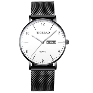 Reloj de cuarzo ultrafino para adolescentes, hombres, estudiantes de secundaria, diseño minimalista moderno e impermeable. - Product Image 3