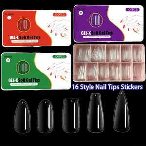 Suministros <span class=keywords><strong>de</strong></span> <span class=keywords><strong>uñas</strong></span> <span class=keywords><strong>acrílicas</strong></span> artificiales, <span class=keywords><strong>uñas</strong></span> postizas <span class=keywords><strong>de</strong></span> Gel <span class=keywords><strong>de</strong></span> cobertura completa sin costuras con caja blanca - Product Image 5