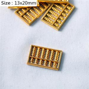 Accessoires de maison de poupée modèle Miniature Mini <span class=keywords><strong>Ruyi</strong></span> lingot d'or barre d'or pièce de monnaie en cuivre ornement - Product Image 3