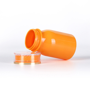 Premium Supplier PET Oblique Shoulder <b>Bottle</b> 160ml 200ml 250ml CRC Cap Custom Colors Glossy for Turmeric Ayurvedic - Product Image 5