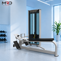 Máquina de remo sentado comercial con selector para entrenamiento de fuerza de espalda para gimnasios y clubes de fitness