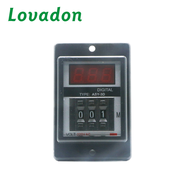 Good Quality Miniature Mechanical 220V Timer Relay Switch with 24h Delay ASY-3D Resistive Load