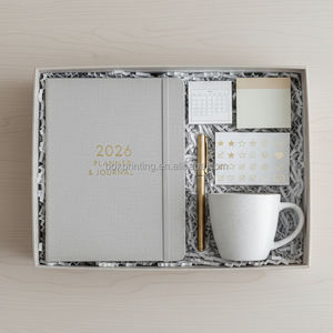 Tùy chỉnh in ấn letterbox văn phòng phẩm thiết lập máy tính xách tay vàng bút Cá nhân hóa 2026 monthy hàng tuần A5 chương trình nghị sự kế hoạch hộp - Product Image 4