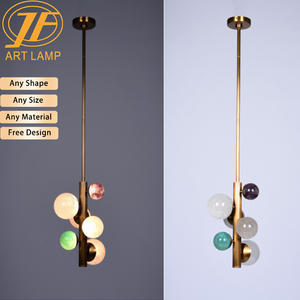 Nordic Minimalist Crystal <b>Pendant</b> Lights Living Room Hanging Lamps Creative Art Home Decor <b>Lighting</b> Entrance Foyer Lamp - Product Image 5