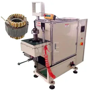 Ningbo NIDE Single side Sator Coil Lacing Machine for washing machine motor