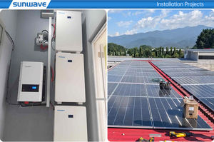 Batterie domestique LiFePO4 haute capacité 5/10/16/20 kWh Stockage modulaire pour systèmes solaires hors réseau et hybrides - Product Image 6