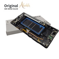 OLED souple N950 Service Pack LCD pour Samsung Galaxy Note 8 téléphone portable pièces réparées LCD avec assemblage de cadre