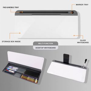 Pizarra Blanca de Escritorio para Oficina, Pizarra de Vidrio para Escritorio, Pizarra Blanca para Computadora, Pizarra Blanca de Escritorio - Product Image 3