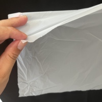Membrane imperméable transparente en PU de 0,012 mm, hautement respirante, couleurs personnalisables pour la lamination de tissus d'activewear d'été