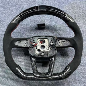 Volante de Fibra de Carbono Brillante YTcarbon de Envío Rápido para <span class=keywords><strong>Audi</strong></span> Q7 4L Q8 4M <span class=keywords><strong>E</strong></span>-<span class=keywords><strong>Tron</strong></span> <span class=keywords><strong>Sportback</strong></span> - Product Image 4