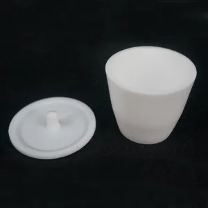 Vaso de plástico de grado médico de 5-10000ml, vaso de precipitados de PTFE resistente a la corrosión en stock, vaso de precipitados de laboratorio