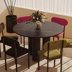 Bàn đá kiểu kem gia đình nhỏ bàn đàm phán Vòng tròn đơn giản hiện đại - Product Image 5