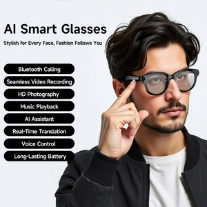 Nuevas Gafas Inteligentes M89 con Bluetooth para <span class=keywords><strong>Llamadas</strong></span>, Venta Directa de Fábrica, Cámara, Fotografía, Traducción por IA, Reproducción de Música - Product Image 1