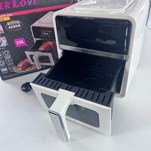 Friggitrice ad Aria ad Alta Potenza 10L Grande Capacità Multifunzione Intelligente con Display Visivo - Product Image 3