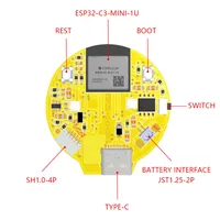ESP32-C3 laris GC9A01 layar sentuh/tidak sentuh 1.28 inci LCD IPS GC9A01 papan Dual Core WIFI ESP32