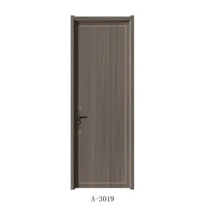 PVC membrana MDF 8ft personalizzato appartamento interno camera da letto porte in legno immagini di design