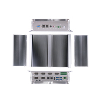 PC industriel embarqué EVUC sans ventilateur, conception sans fil interne, Core i5-6200U/7200U, double LAN, 8 ports USB, 6 ports COM, pour environnements difficiles, en stock