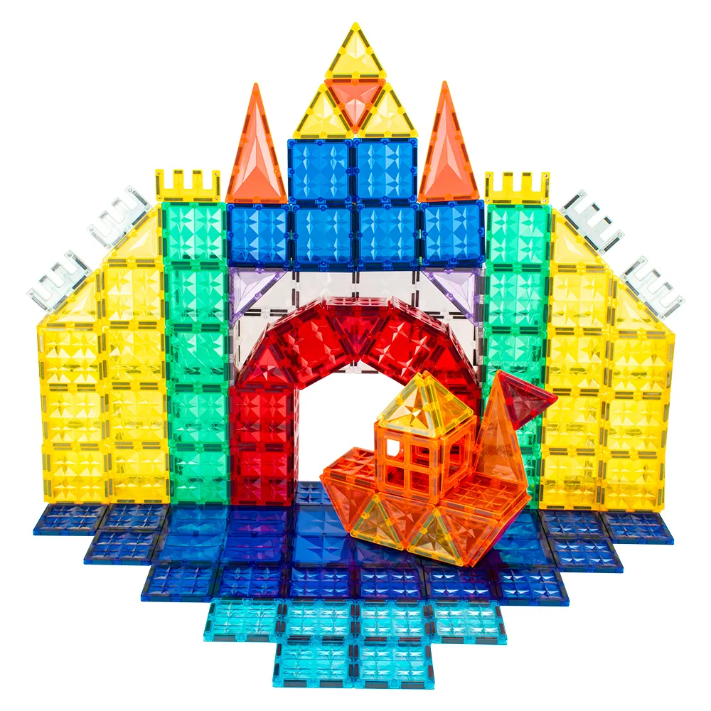 ARTMAG Magnetic Tiles 100PCS Building Blocks.Building Set, STEM Toys Gift for Kids Boys and Girl