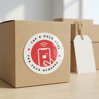 Étiquette adhésive RFID |    Imprimante d'étiquettes RFID longue portée à prix abordable pour codes QR, autocollants NFC secs/humides et inlays UHF