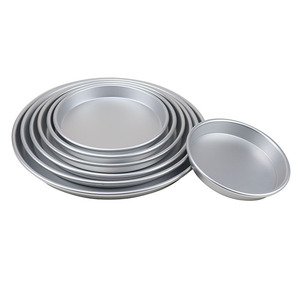 Pizza Pan Anodized Aluminum Alloy Round Non Stick Commercial Baking Tray Thickened For Pizza Cake - Product Image 4