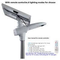Controlador LED MPPT con Batería de Litio Monocristalina, Resistente al Agua IP66 para Exteriores, con Certificación CE ROHS y Garantía de 3 Años, IK10