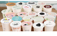 Logo personnalisé biodégradable écologique PP Bubble Tea Boba Pet Cup Film d'étanchéité en rouleau de papier à thé Film d'étanchéité en plastique pour gobelets