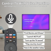 XRT270 pour télécommande vocale Vizio de remplacement avec bouton NETFLIX PrimeVideo, pour Vizio 4K Quantum Pro Smart TV VQP65C-84