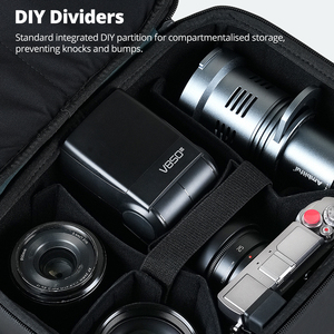 <span class=keywords><strong>Sac</strong></span> pour <span class=keywords><strong>appareil</strong></span> <span class=keywords><strong>photo</strong></span> reflex numérique étanche Ambitful Om Cube pour reflex numérique, hybride, Sony, Nikon, avec protection renforcée et panneau de séparation DIY - Product Image 4