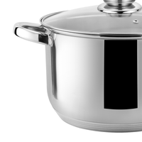 Ensembles d'ustensiles de cuisine en acier inoxydable Vente en gros Ustensiles de cuisine Ensemble de casseroles à induction Casserole de haute qualité Noir 304 18/10
