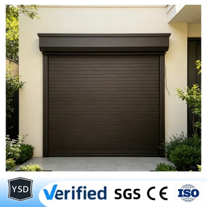 Porte de <span class=keywords><strong>garage</strong></span> moderne à enroulement <span class=keywords><strong>en</strong></span> aluminium, électrique, rapide, coupe-vent, pour ferme, extérieur, finition soignée - Product Image 2