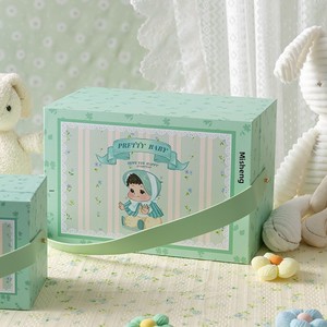 Coffret <span class=keywords><strong>Cadeau</strong></span> pour Bébé Garçon et Fille d'<span class=keywords><strong>un</strong></span> <span class=keywords><strong>an</strong></span>, Papier Spécial Dessiné à la Main, Design Mignon pour Emballage <span class=keywords><strong>Cadeau</strong></span> et <span class=keywords><strong>Cadeau</strong></span> de Retour - Product Image 2