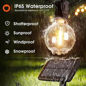 50 pies LED G40 bola cadena luces impermeable al aire libre jardín <span class=keywords><strong>guirnalda</strong></span> luces <span class=keywords><strong>terraza</strong></span> jardín Pub decoración de fiesta de Navidad - Product Image 6