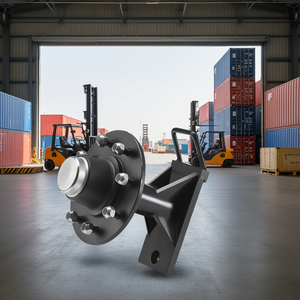 Shipping Container Wheels Kit 8-Lug Axle Ratchet Tie For 20 Ft 40 Ft Dock Warehouse <b>Transport</b> - Product Image 2