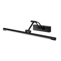 Luminaire LED moderne noir pour tableaux, à angle réglable, fixation murale, idéal pour hôtels, galeries et salons – Vente directe usine