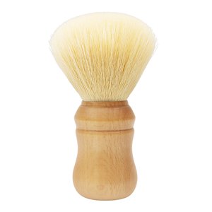 Pinceau à raser JDK RTS en nylon, style classique, manche en bois pour hommes - Product Image 1
