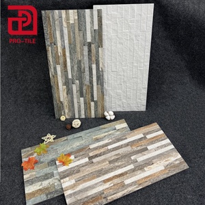 300x600mm piastrelle da parete esterne 3D con vetri opachi rustici in pietra antica vista Villa mattoni decorazione parete esterna piastrelle da parete - Product Image 1