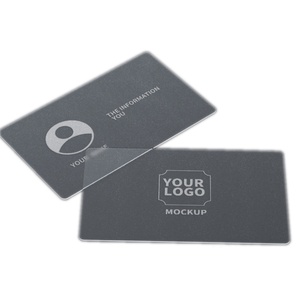 YTS จำหน่ายนามบัตรแบบฟรอสต์พร้อมโลโก้ปั๊มฟอยล์ทอง และนามบัตรแบบใสในราคาโรงงาน - Product Image 4