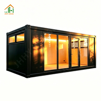 Maison modulaire miniature mobile portable, maison préfabriquée pliable, bureau préfabriqué de haute qualité avec salle de bain et toilettes