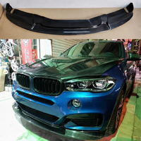 Kit de carrocería de fibra de carbono para BMW X5 X6 F15 F16: Labio delantero, labio trasero, faldones laterales, alerón trasero, capó, parrilla delantera y cubiertas de espejos