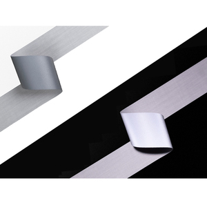 Tissu en matériau réfléchissant de largeur personnalisée pour l'uniforme de sécurité Rouleau de bande réfléchissante Tc argenté haute visibilité Ruban adhésif réfléchissant - Product Image 3