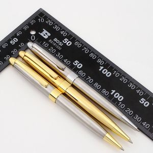 Manufacturer Retail Wholesale Metal Good Quality Luxury Ballpoint Gold Silver <b>Pens</b> Promotional Customized Logo Printing for Gift - Product Image 6