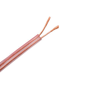 <span class=keywords><strong>2x1mm2</strong></span> OFC 17 AWG Transparent HIFI Câble de haut-parleur en cuivre sans oxygène 200 brins Câble audio - Product Image 6