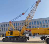 Grue de construction fiable de 100 tonnes, flèche de 73 m, grue sur chenilles XGC100 avec moteur monté sur le dessus pour les levages à grande échelle