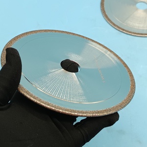 <span class=keywords><strong>Disque</strong></span> de meulage CBN sur mesure haute dureté pour affûtage de chaînes de tronçonneuses et ébavurage de l'aluminium avec abrasif grossier - Product Image 4