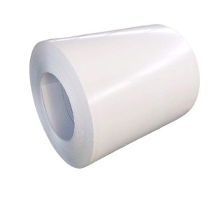 Suministro de fábrica Blanco puro RAL 9016 Bobina PPGI de acero recubierto de color prepintado para revestimiento y techos arquitectónicos modernos - Product Image 1