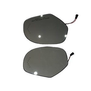 LED Rearview Mirror Irregular Shape <b>Touch</b> <b>Switch</b> Home Use Left And Right ABS Material Modern Design - Product Image 4