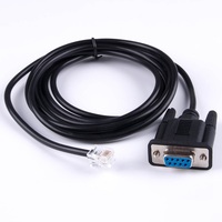 Cable Serial RS232 Personalizado RJ11 RJ12 RJ45 Macho a DB9 Hembra para Computadora y Proyector