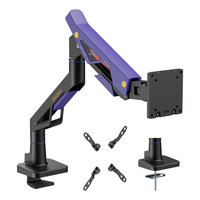LDT95-C012 24"-57" 30kg Atlas Neo Heavy-Duty Gaming Curved Monitor Arm Wholesale Mount Single Gas Spring Monitor Stand Bracket