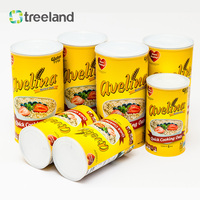 Tube d'emballage en papier Muesli pour le petit déjeuner Grains pour bonbons Chocolat Sucre Snacks Biscuits Stockage de chewing-gum